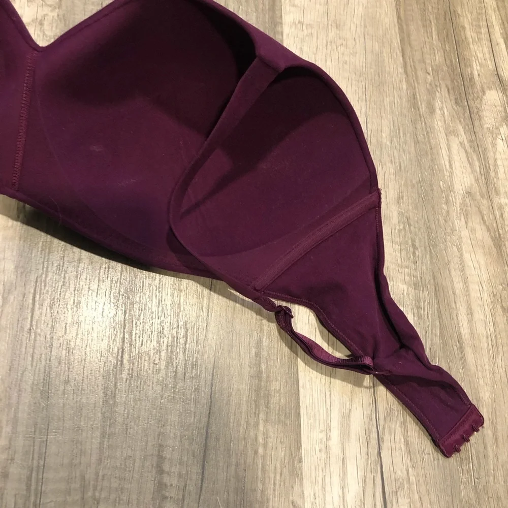 Wacoal How Perfect Wire Free T-Shirt Bra Purple